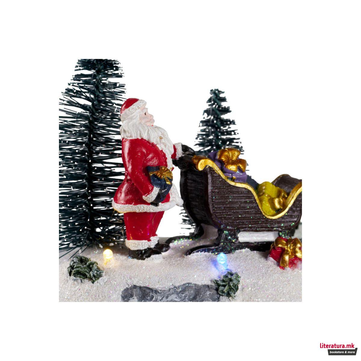 Декоративна фигура со LED светла, Winter Scenery, 4 дизајни 