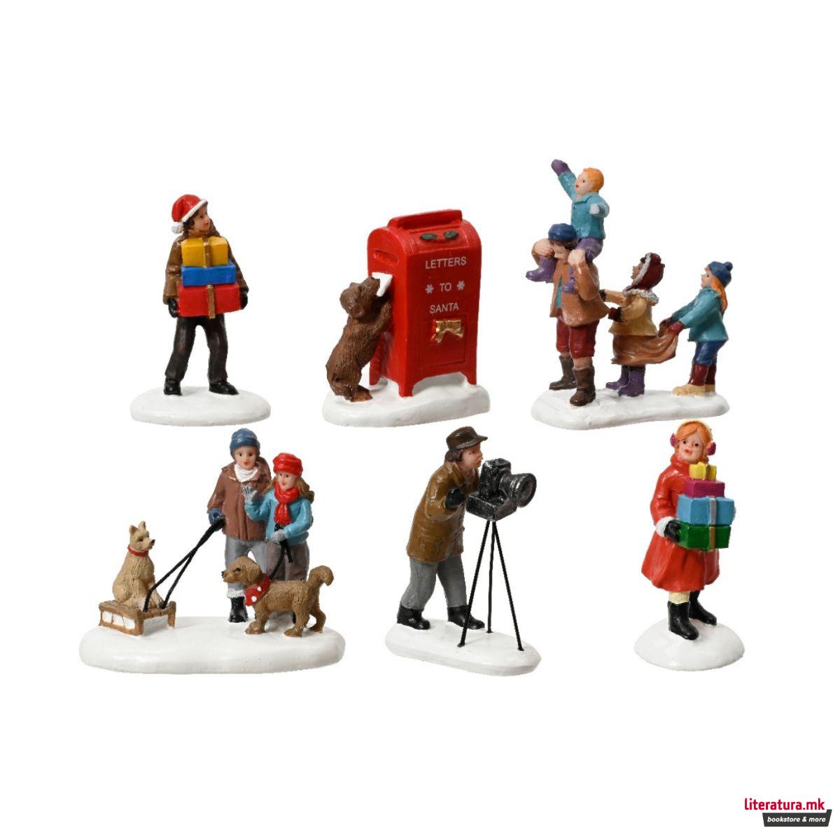 Сет декоративни фигури, Christmas Village 