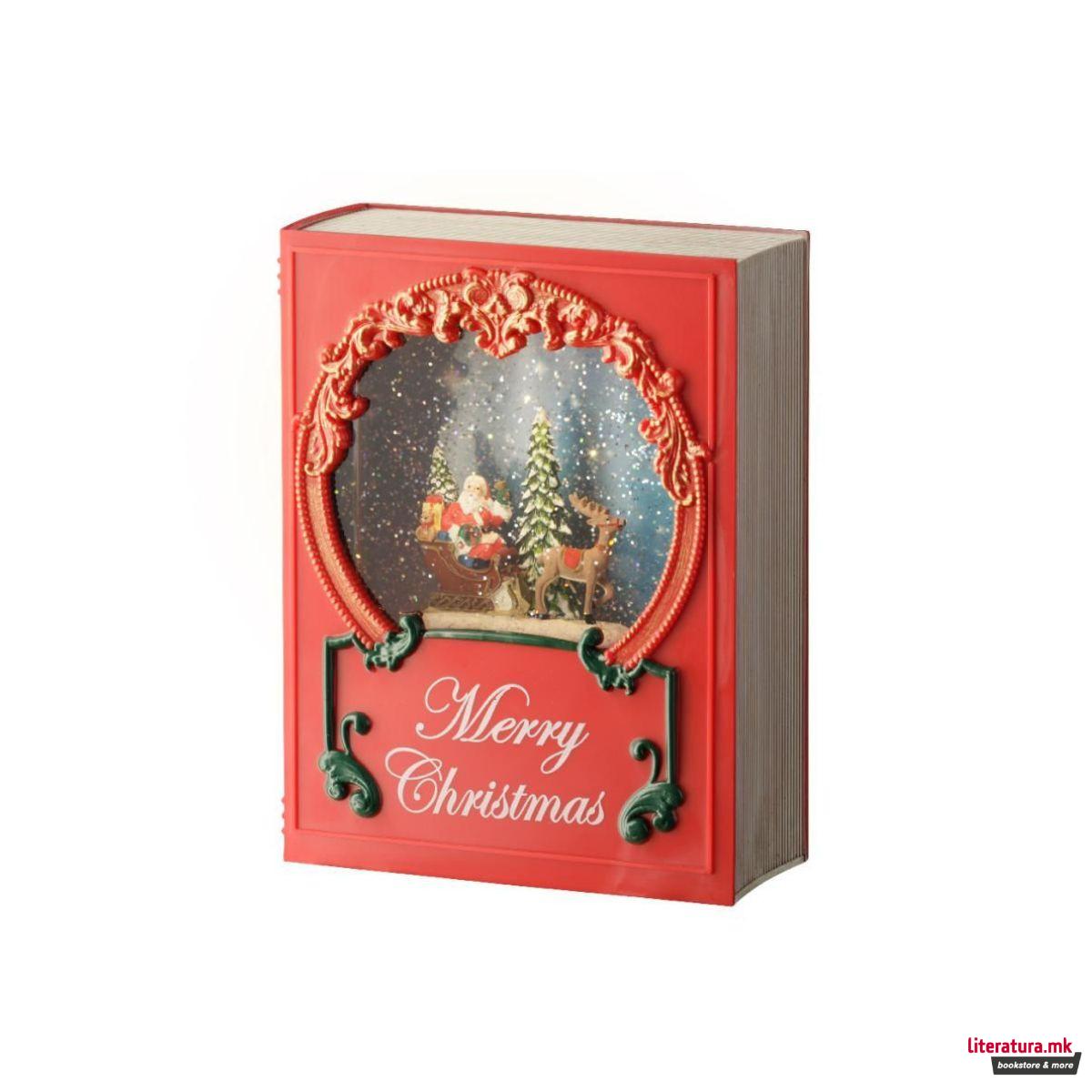 Декоративна фигура со LED светла, Christmas Lights Book 