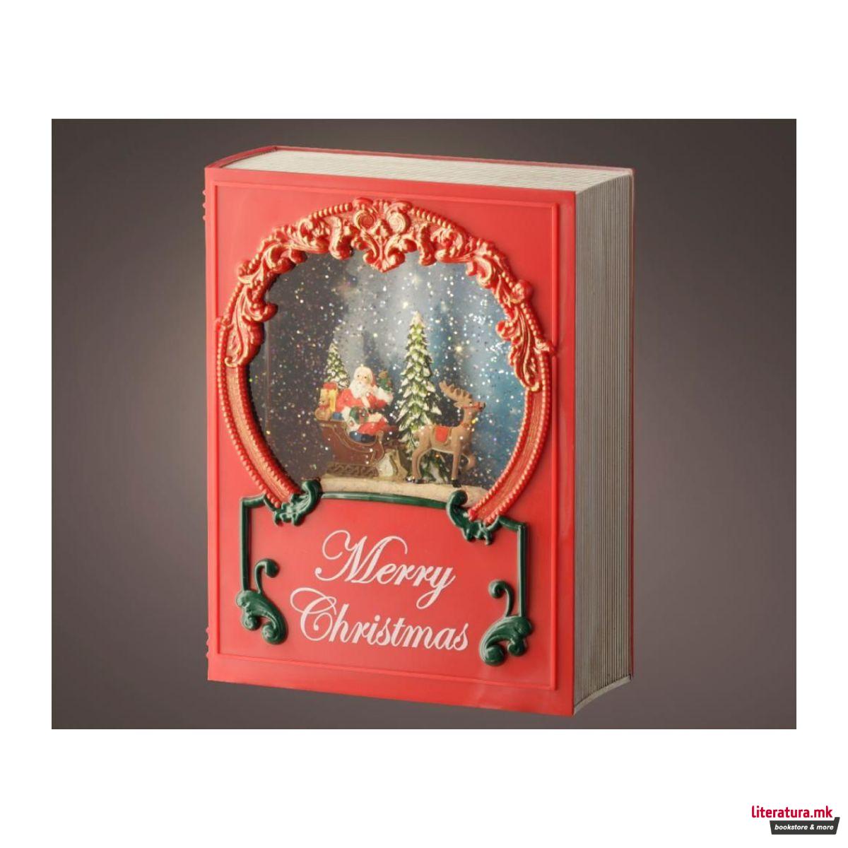 Декоративна фигура со LED светла, Christmas Lights Book 