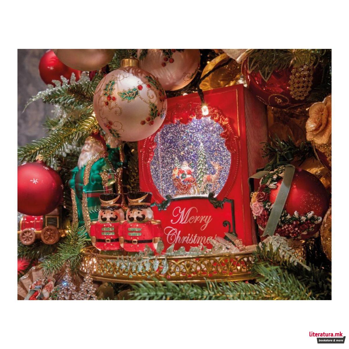 Декоративна фигура со LED светла, Christmas Lights Book 