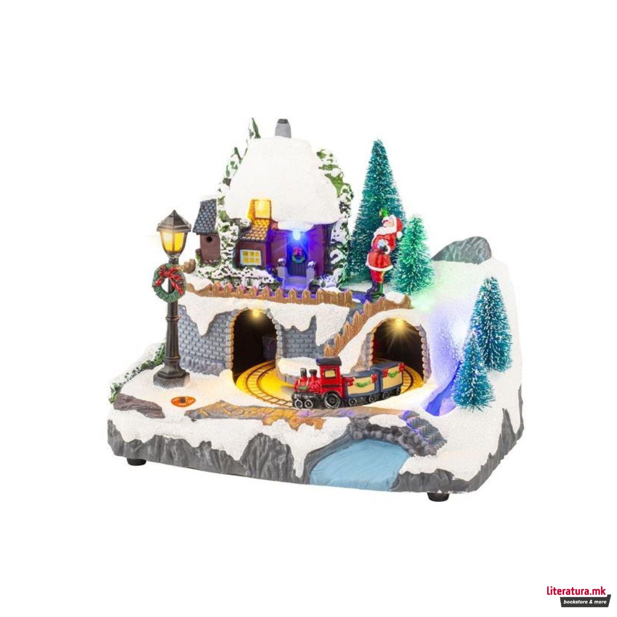 Декоративна фигура со LED светла, Christmas Carillon, 3 модели 