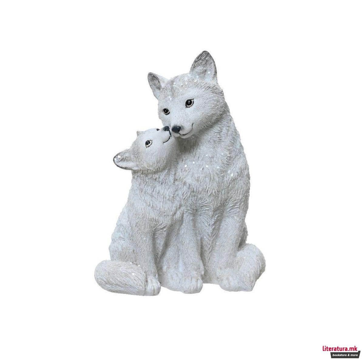 Декоративна фигура, White Foxes 