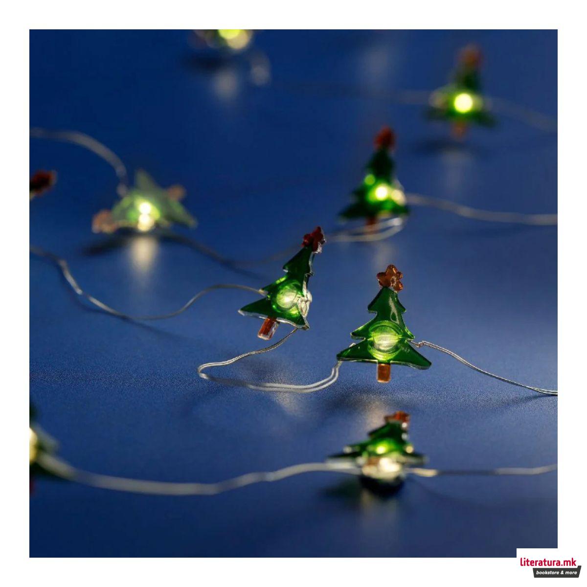 Новогодишни LED сијалички - фигури, 190 цм, 3 дизајни 