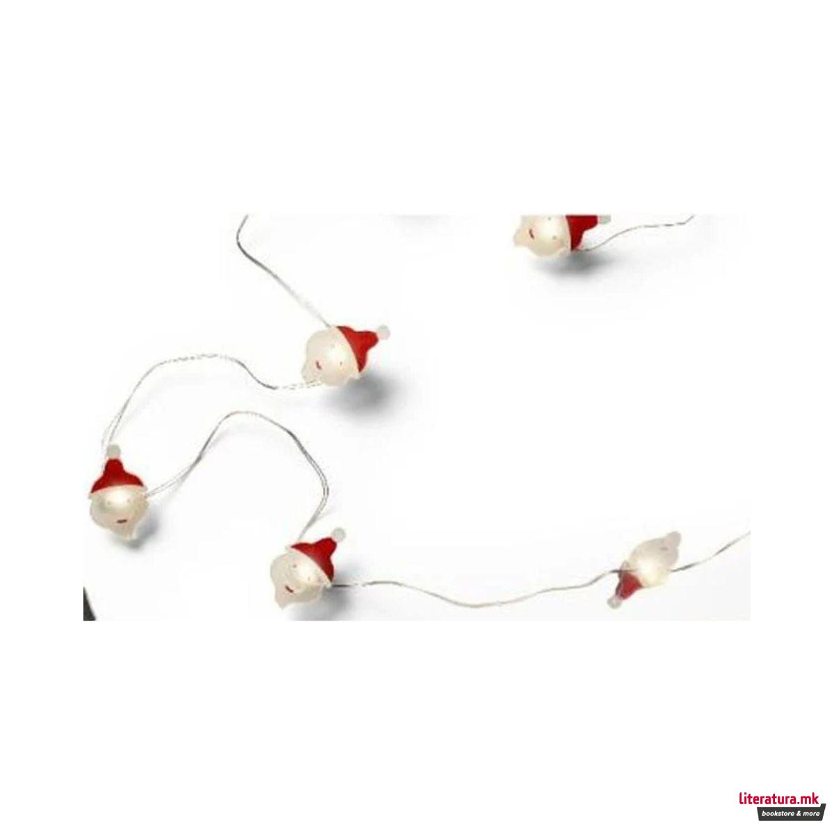 Новогодишни LED сијалички - фигури, 190 цм, 3 дизајни 