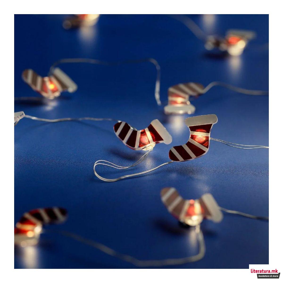 Новогодишни LED сијалички - фигури, 190 цм, 4 дизајни 