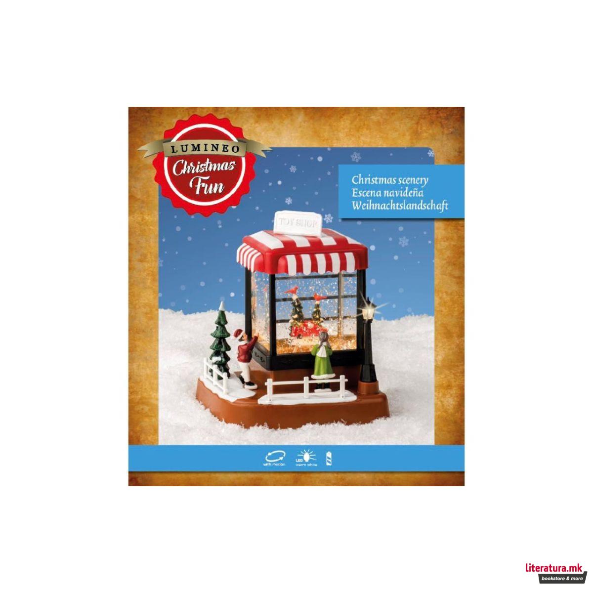 Декоративна фигура со LED светла, Christmas Toy Shop 