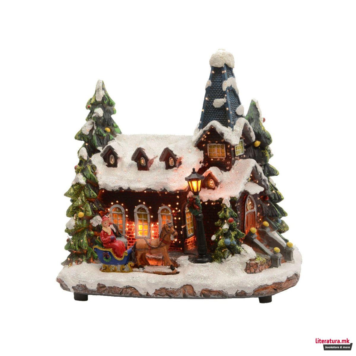 Декоративна фигура си LED светла, Winter Scenery 