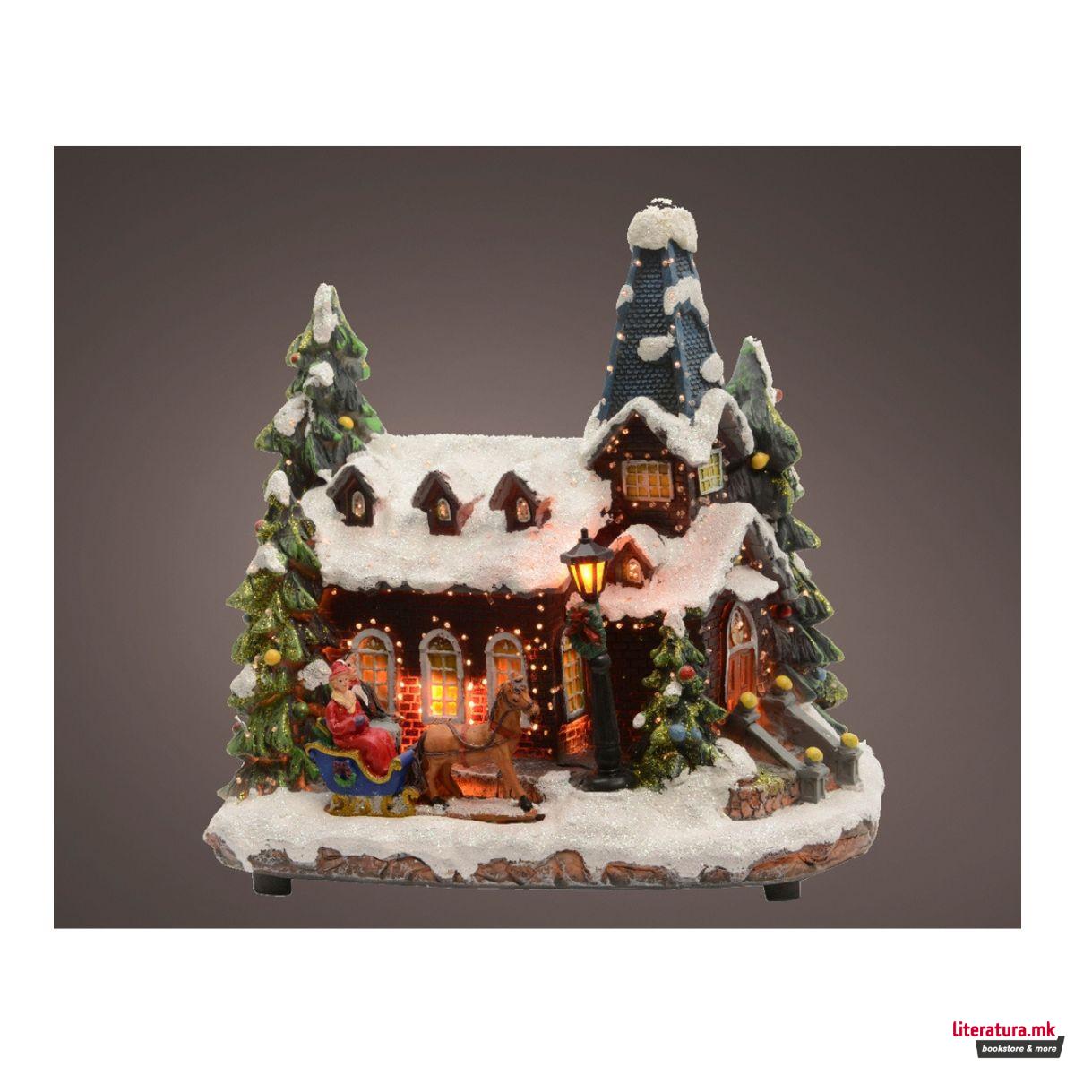 Декоративна фигура си LED светла, Winter Scenery 