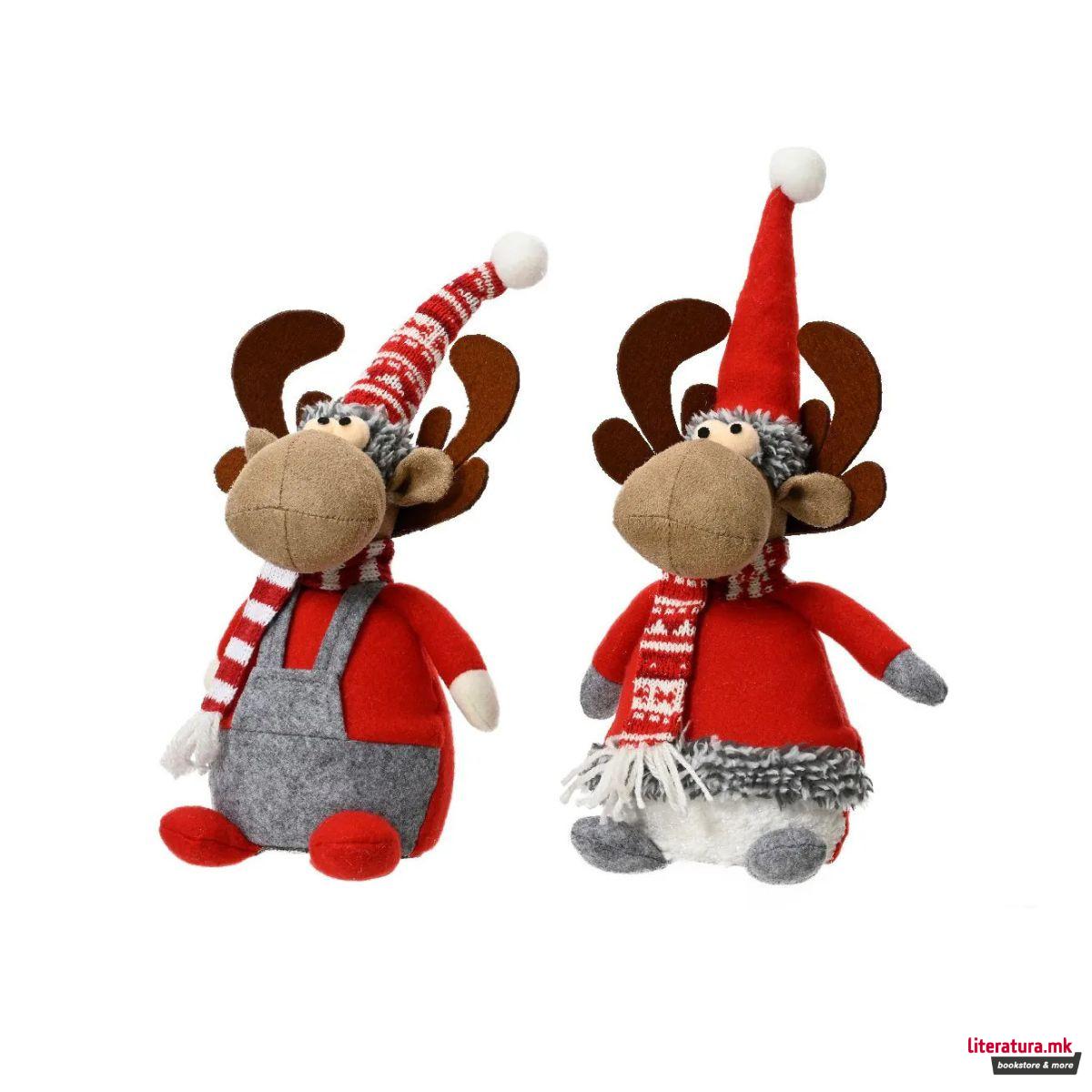 Декоративна фигура, Red/Grey Deer, 30 cm, 2 дизајни 