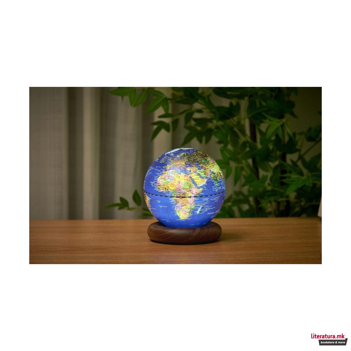 Столна ламба, AtlasGlobe - Dark Ocean Blue, мала 