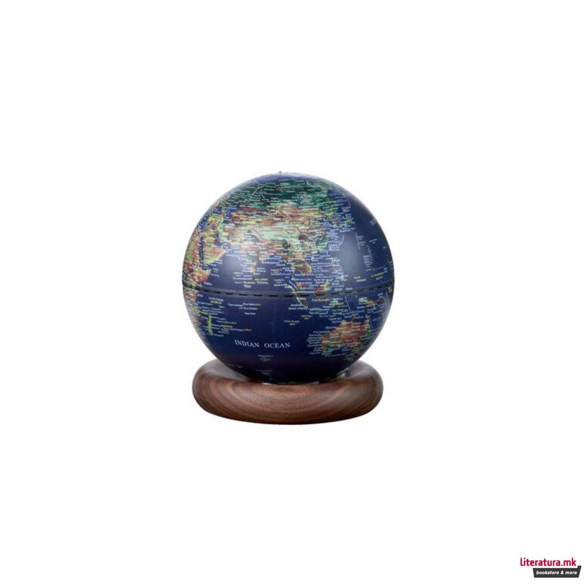 Столна ламба, AtlasGlobe - Dark Ocean Blue, мала 