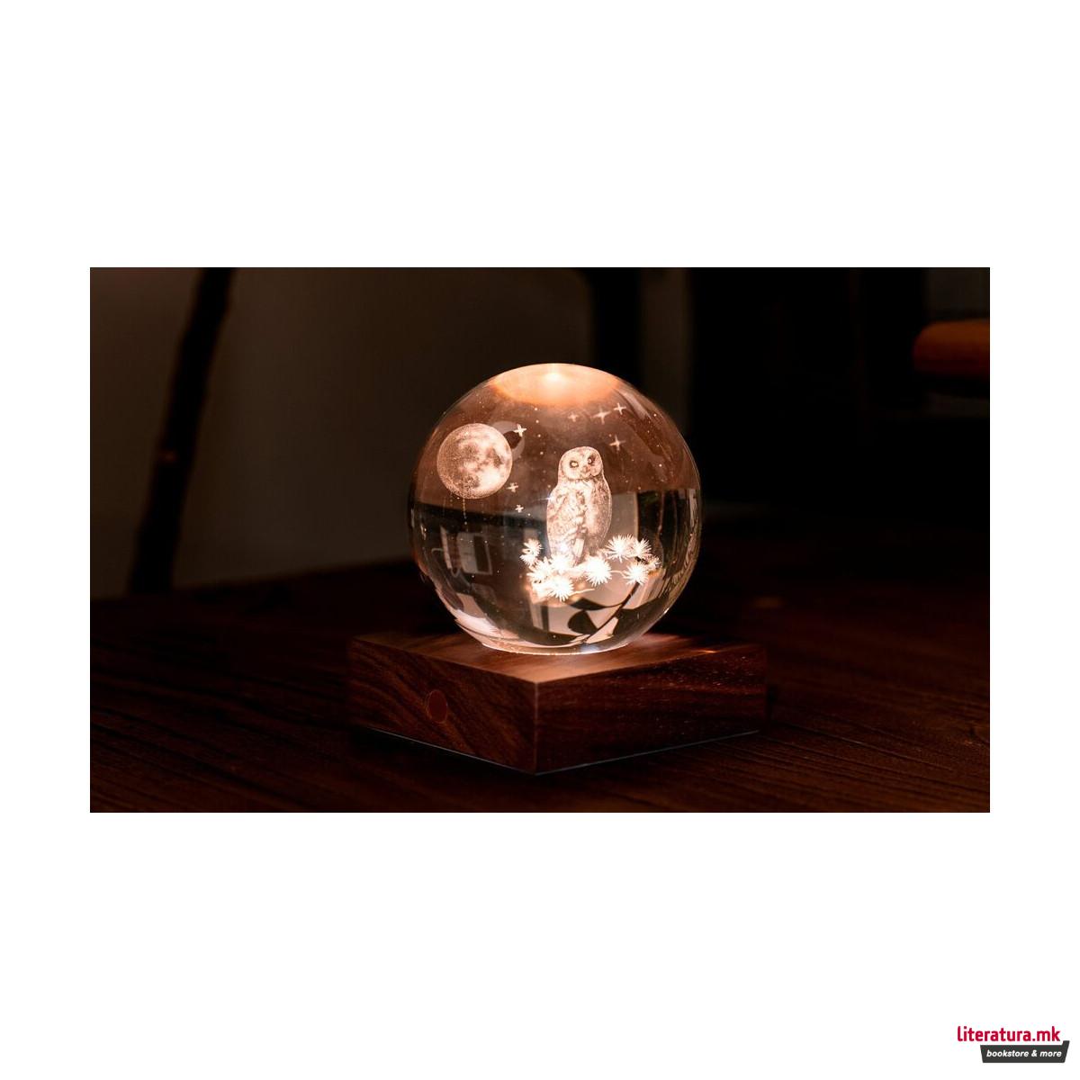 Столна ламба, Amber Crystal Light - The Owl Moon 