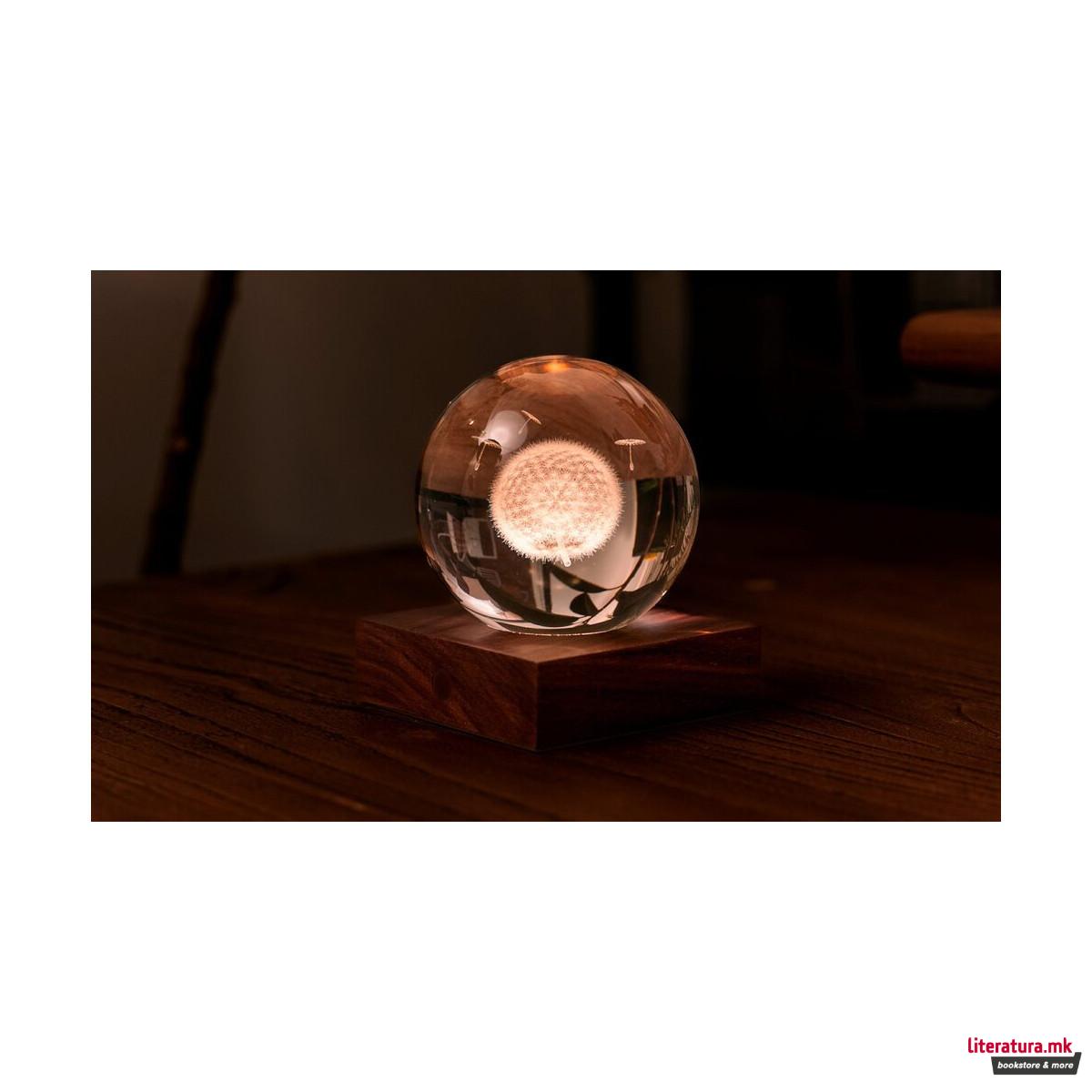 Столна ламба, Amber Crystal Light - Dandelions 