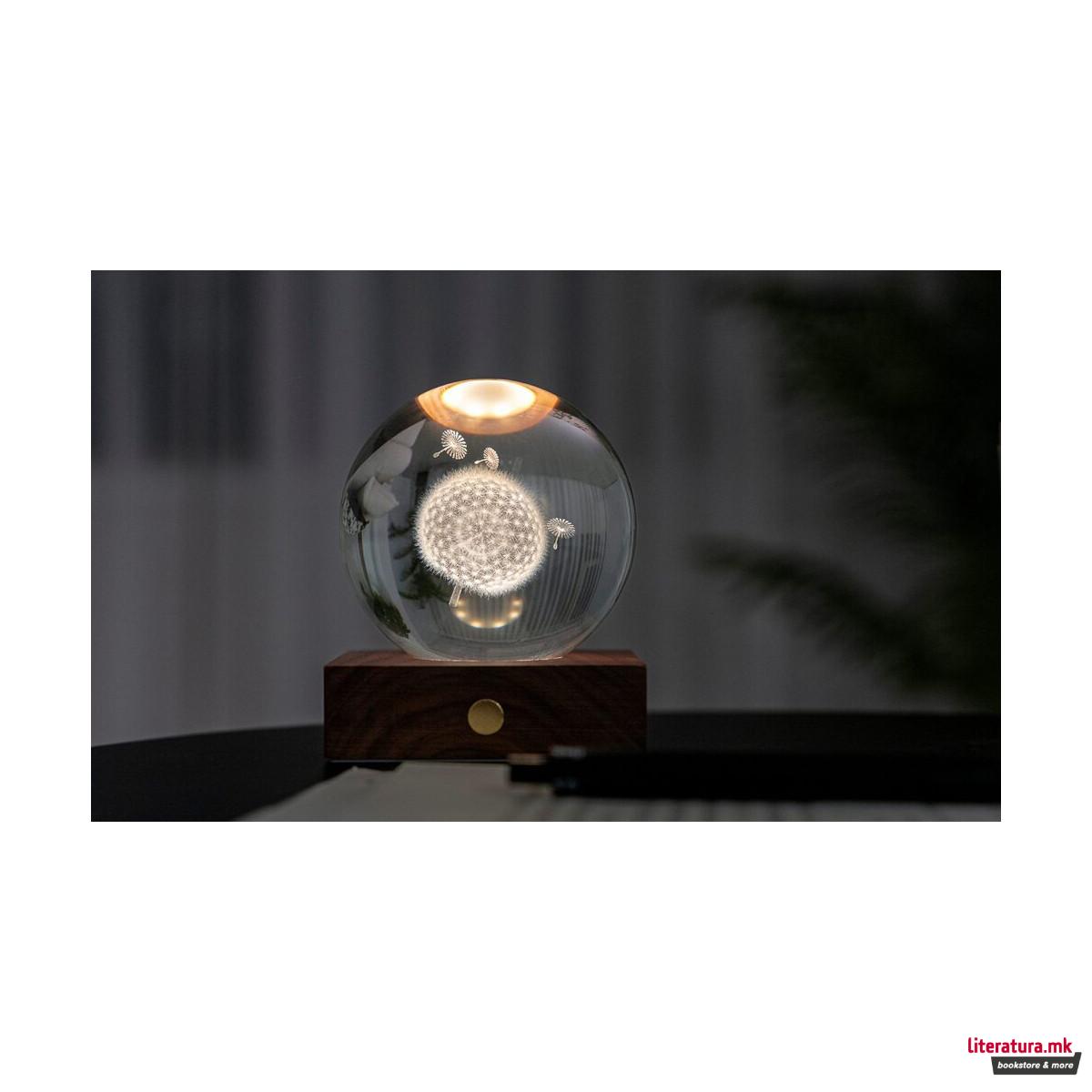 Столна ламба, Amber Crystal Light - Dandelions 