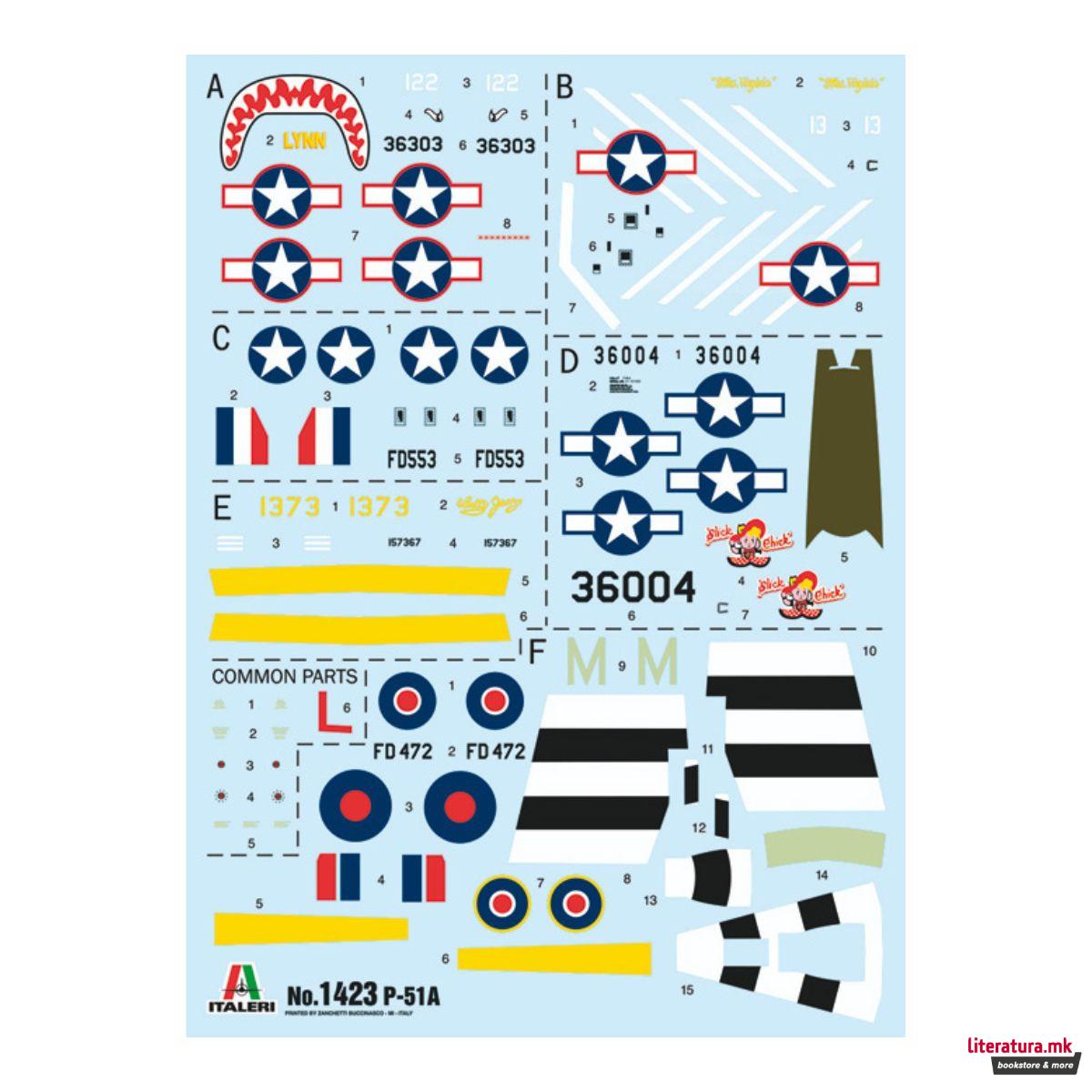 Макета, P-51A Mustang, 1:72 