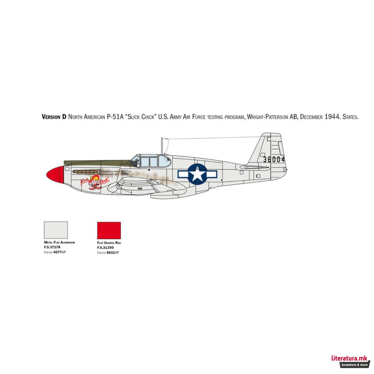 Макета, P-51A Mustang, 1:72 