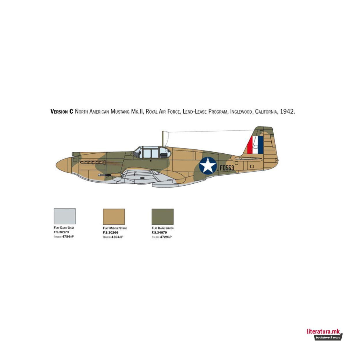 Макета, P-51A Mustang, 1:72 