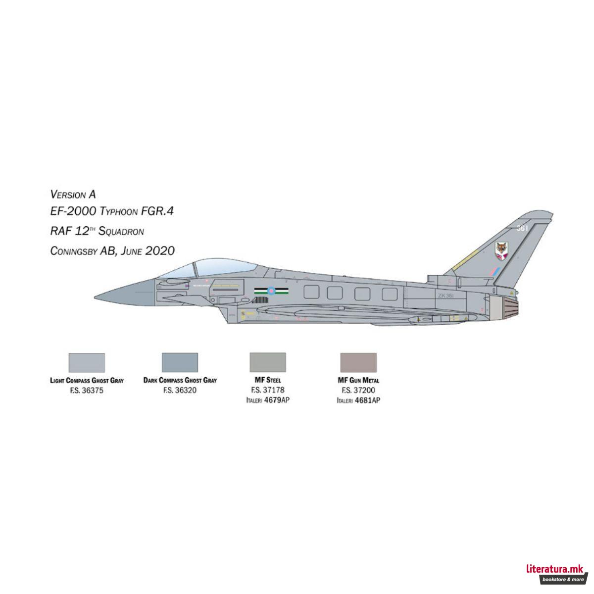 Макета, EF-2000 Typhoon In R.A.F. Service, 1:72 