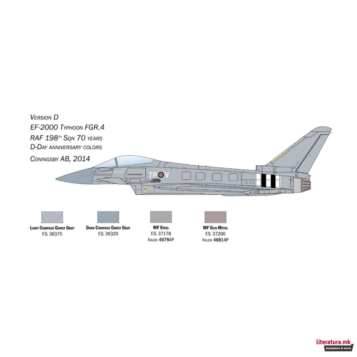 Макета, EF-2000 Typhoon In R.A.F. Service, 1:72 