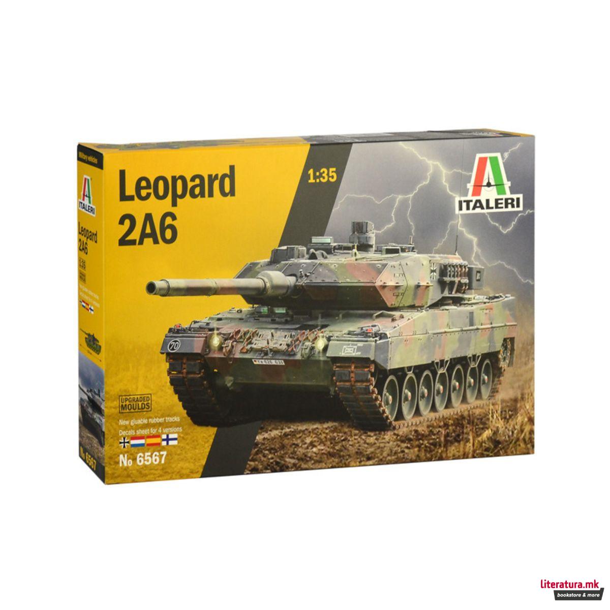 Макета, Leopard 2A6, 1:35 