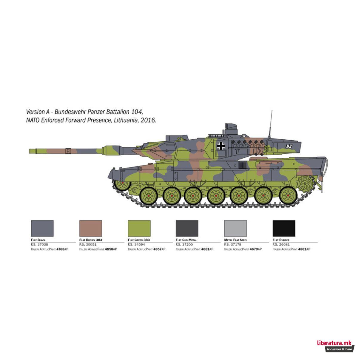 Макета, Leopard 2A6, 1:35 