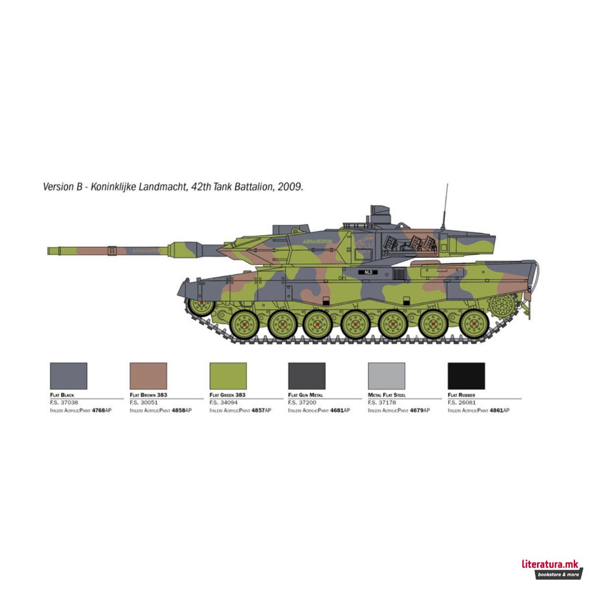 Макета, Leopard 2A6, 1:35 