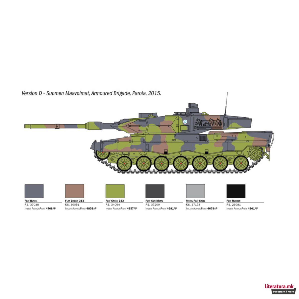 Макета, Leopard 2A6, 1:35 