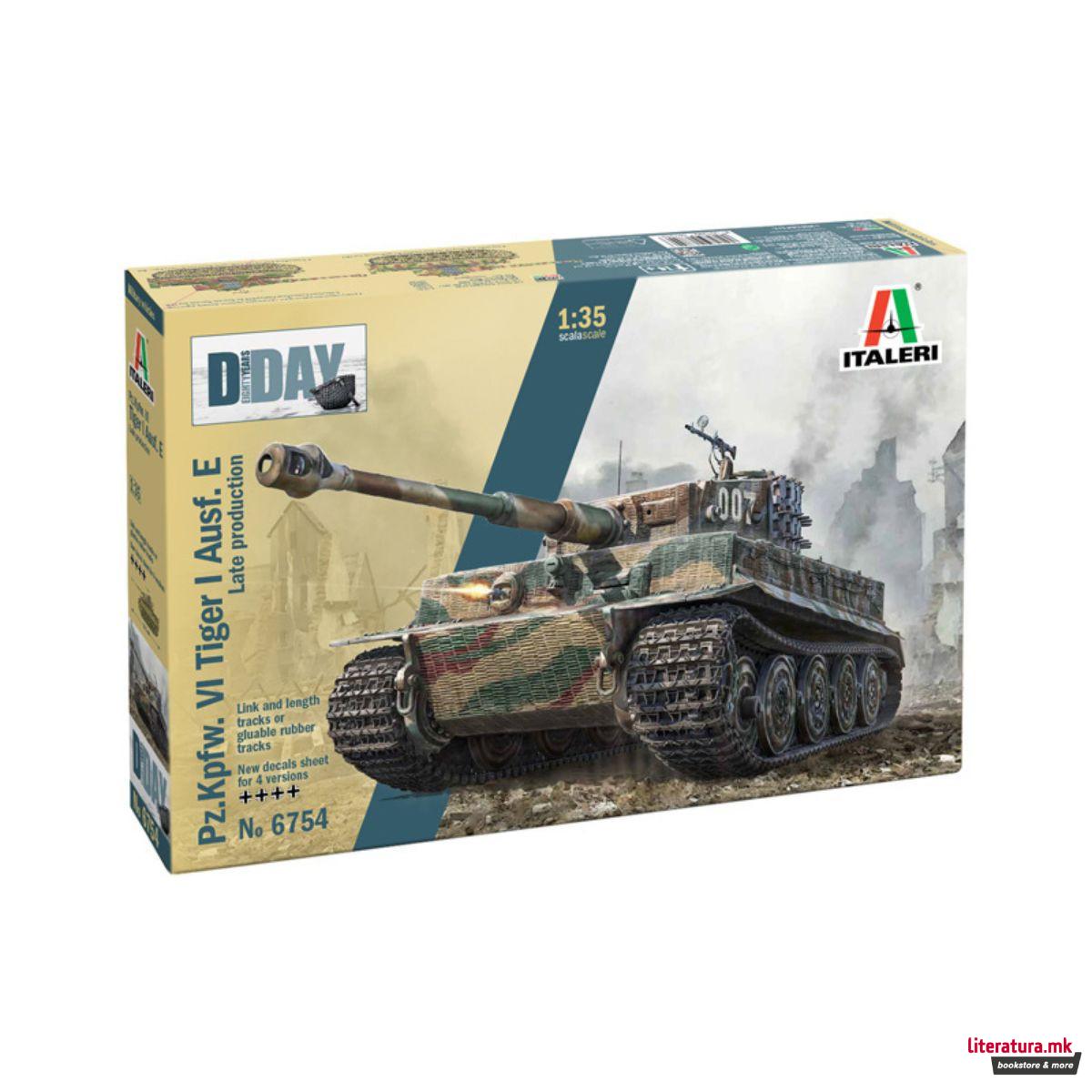 Макета, Pz.Kpfw. VI Tiger I Ausf. E late production, 1:35 