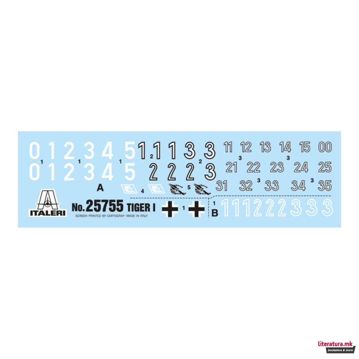 Макета, Pz. kpfw. VI Tiger I Ausf. E, 1:56 