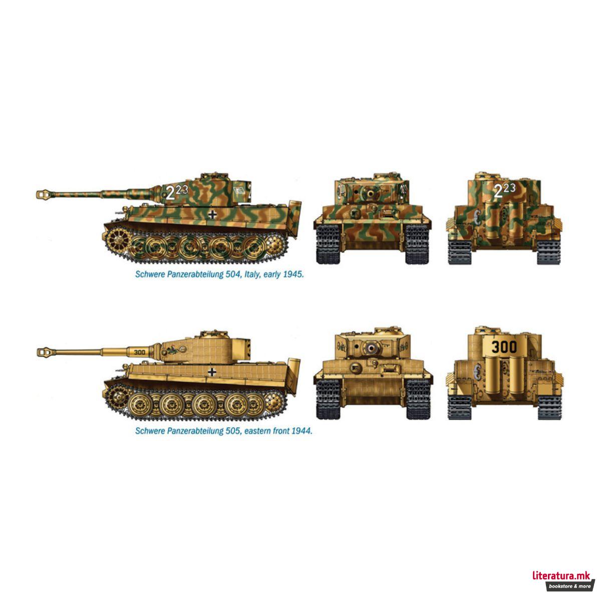 Макета, Pz. Kpfw. VI TIGER I Ausf. E, 1:72 