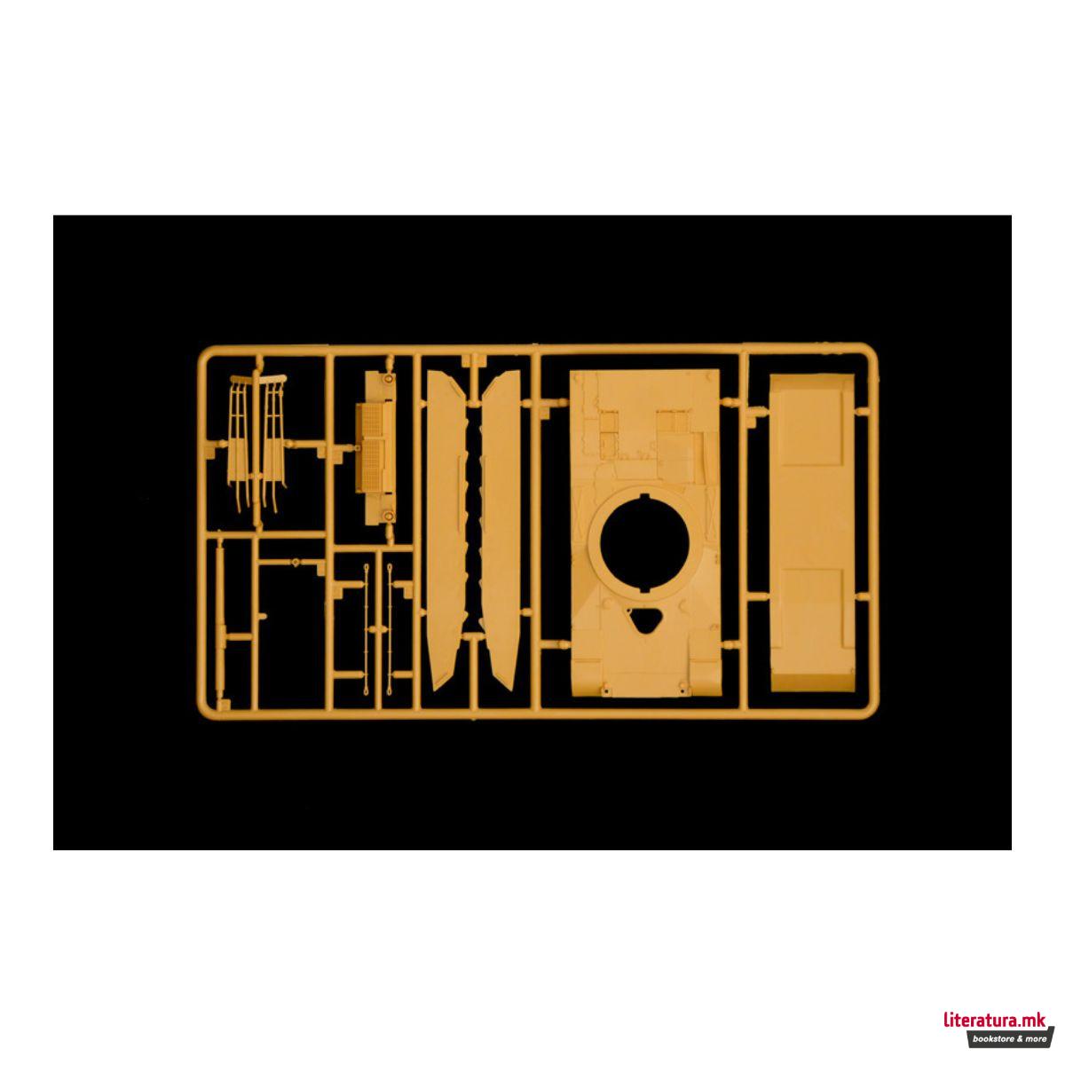 Комплетен сет за моделирање, M1 Abrams, 1:72 