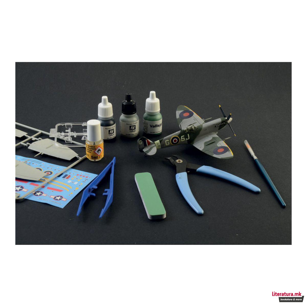 Комплетен сет за моделирање, Spitfire Mk. IX, 1:72 