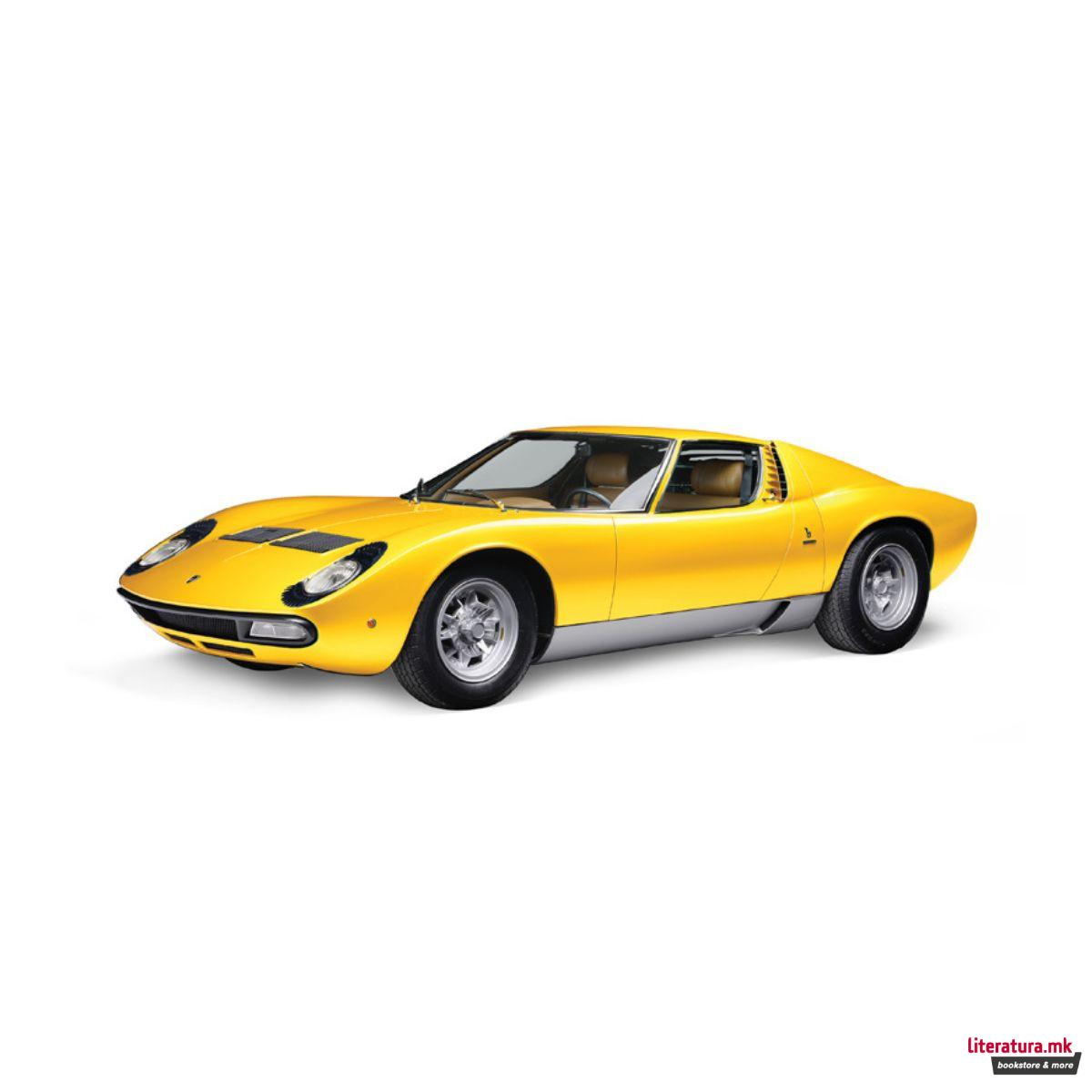 Макета + бои и четка, Lamborgini Miura, 1:24 