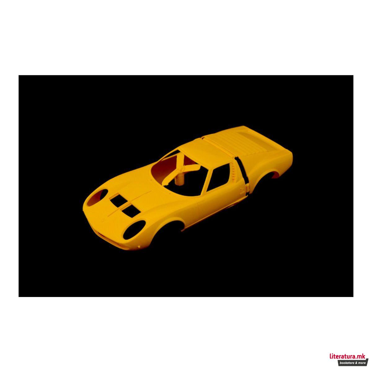 Макета + бои и четка, Lamborgini Miura, 1:24 