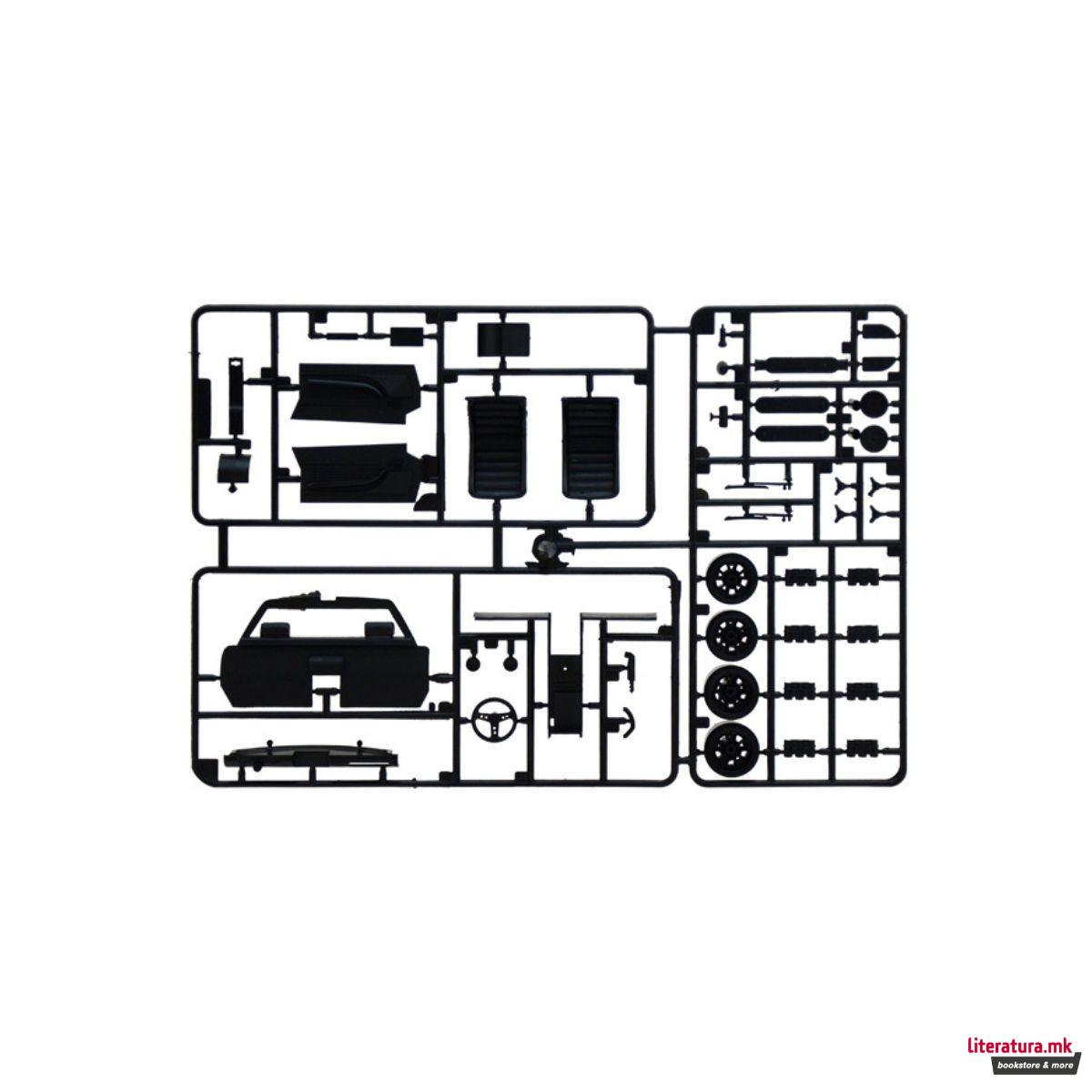 Макета + бои и четка, Lamborgini Miura, 1:24 