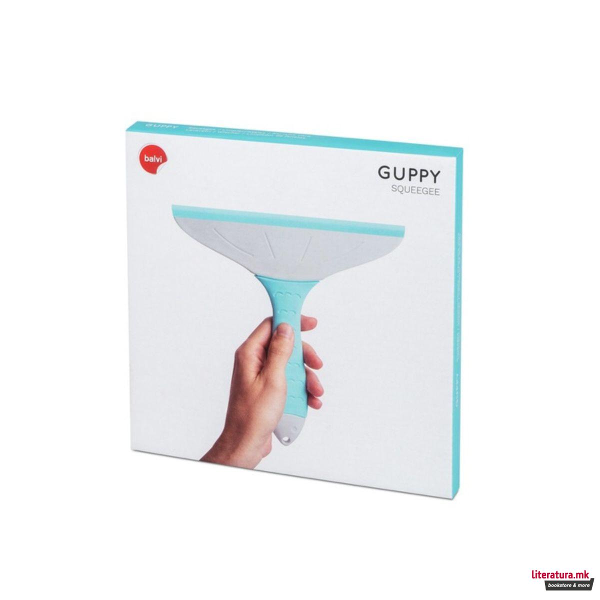 Алатка за чистење стакла/плочки, Guppy 