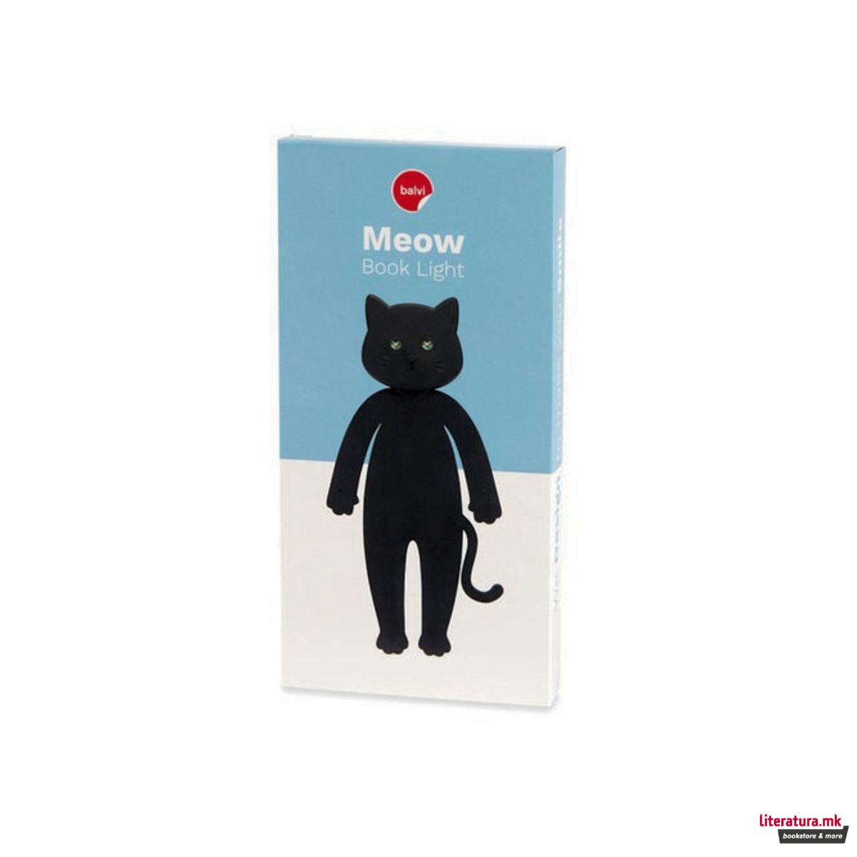 LED ламбичка за читање, Meow, црна