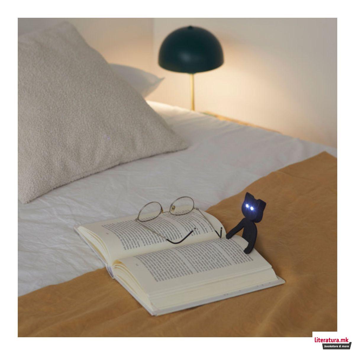 LED ламбичка за читање, Meow, црна