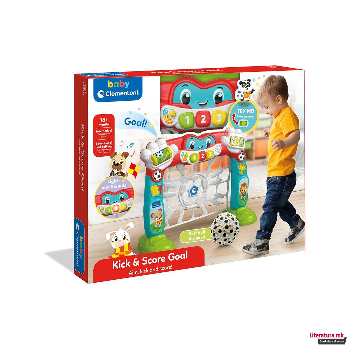 Сет за игра, Baby Clementoni - Kick & Score Goal 