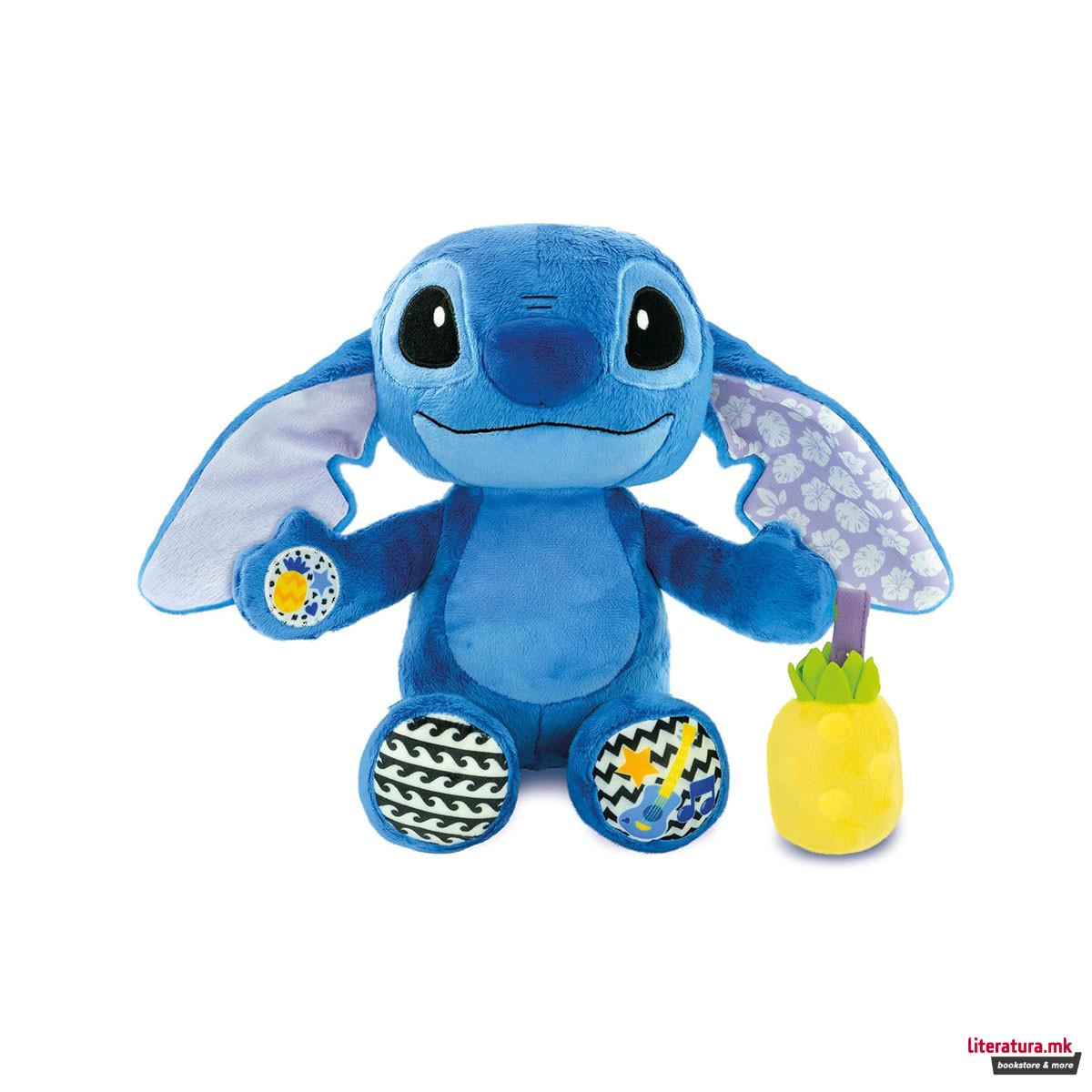 Плишана играчка со звук, Disney Baby - Stitch 
