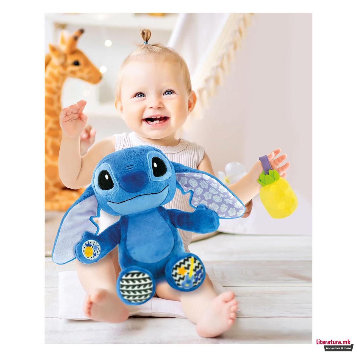 Плишана играчка со звук, Disney Baby - Stitch 