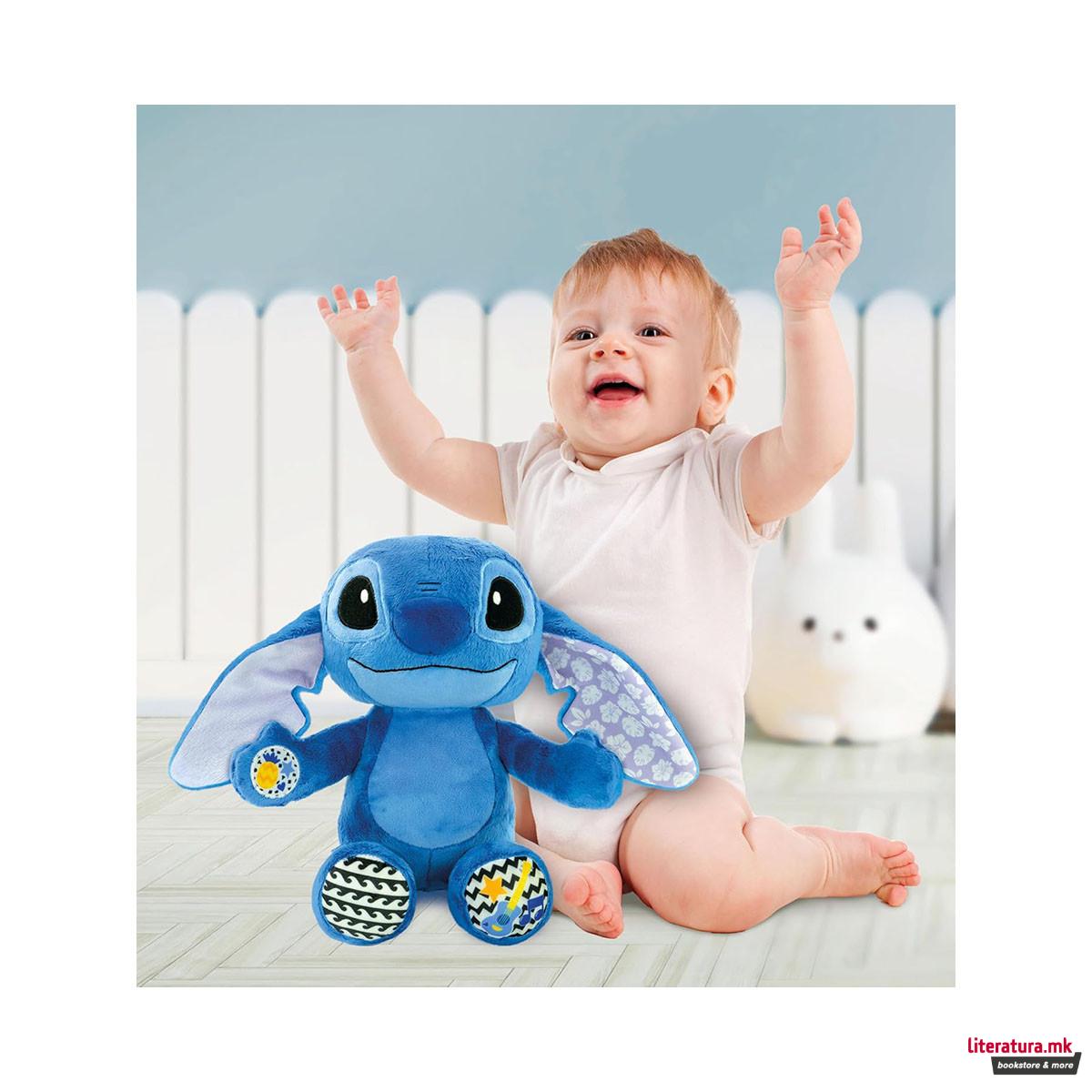 Плишана играчка со звук, Disney Baby - Stitch 