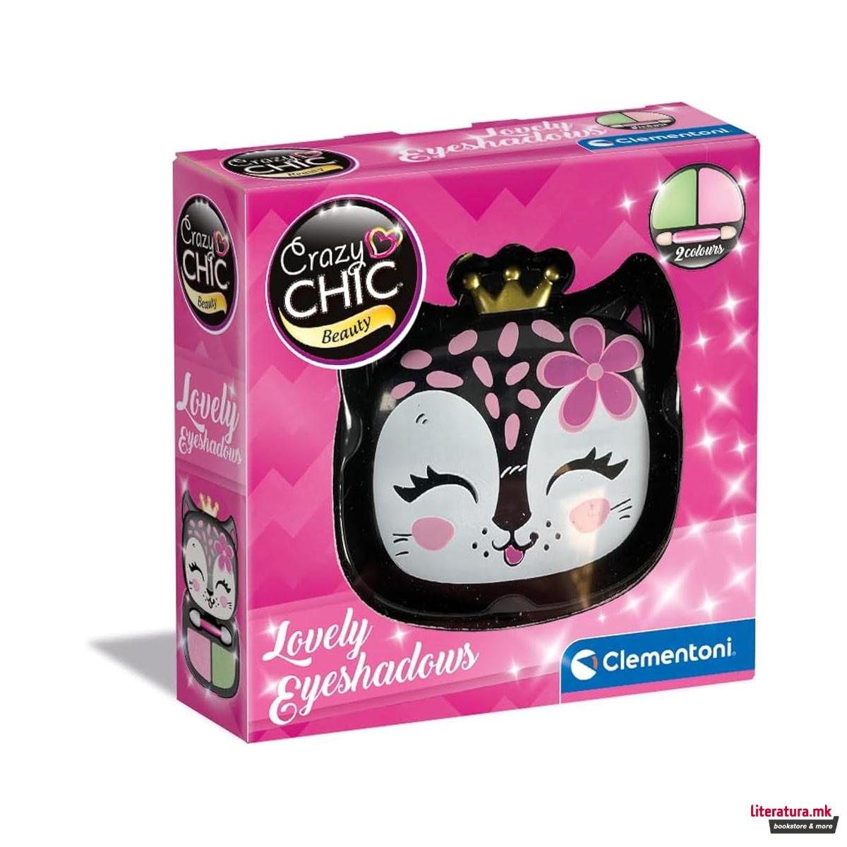 Сет детски шминки, Crazy Chic Beauty, Lovely Panther Eyeshadows 