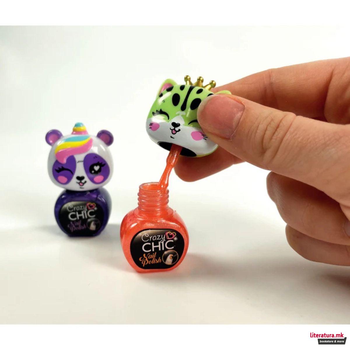 Сет од 2 детски лакови за нокти, Crazy Chic - Lovely Nail Polishes 1 