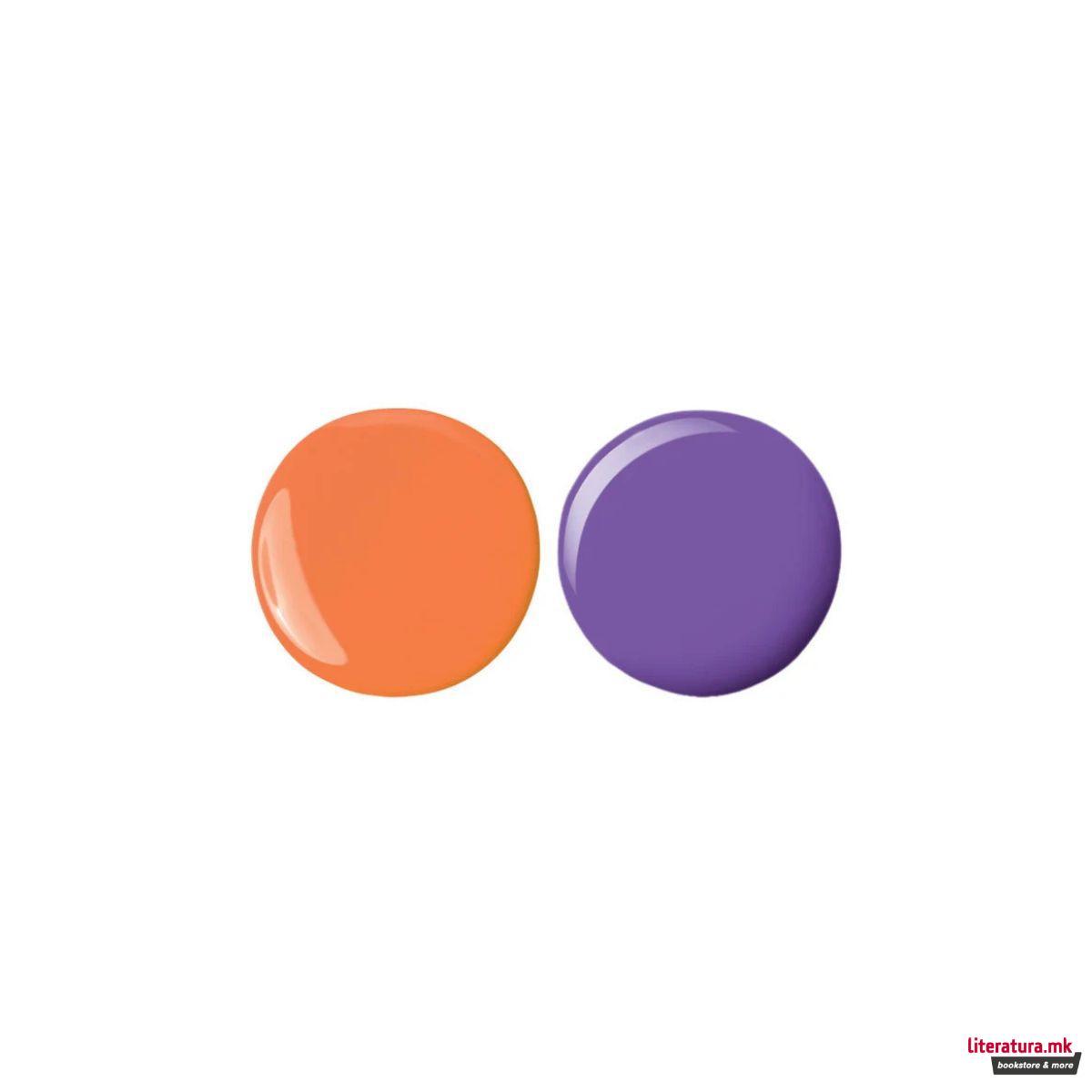 Сет од 2 детски лакови за нокти, Crazy Chic - Lovely Nail Polishes 1 