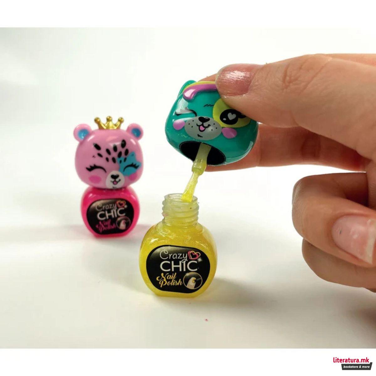 Сет од 2 детски лакови за нокти, Crazy Chic - Lovely Nail Polishes 3 