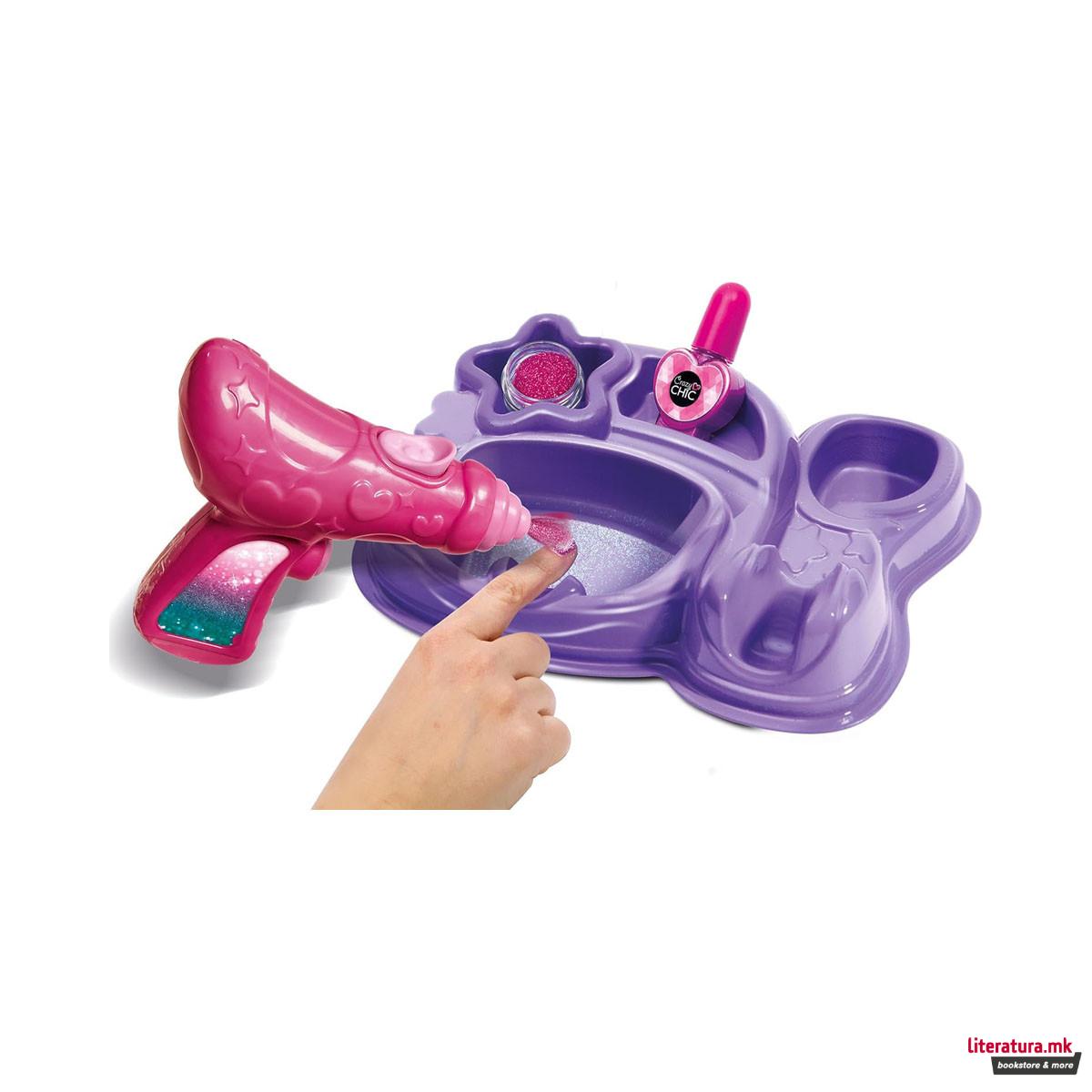 Детски сет за маникир, Crazy Chic Make Up - Sparkling Nails 