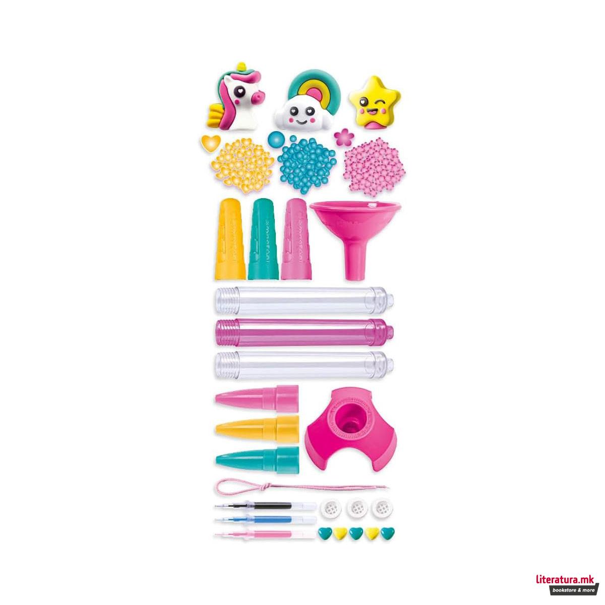 Сет за изработка, Idea Clementoni - Create Your Pens: Fantasy 