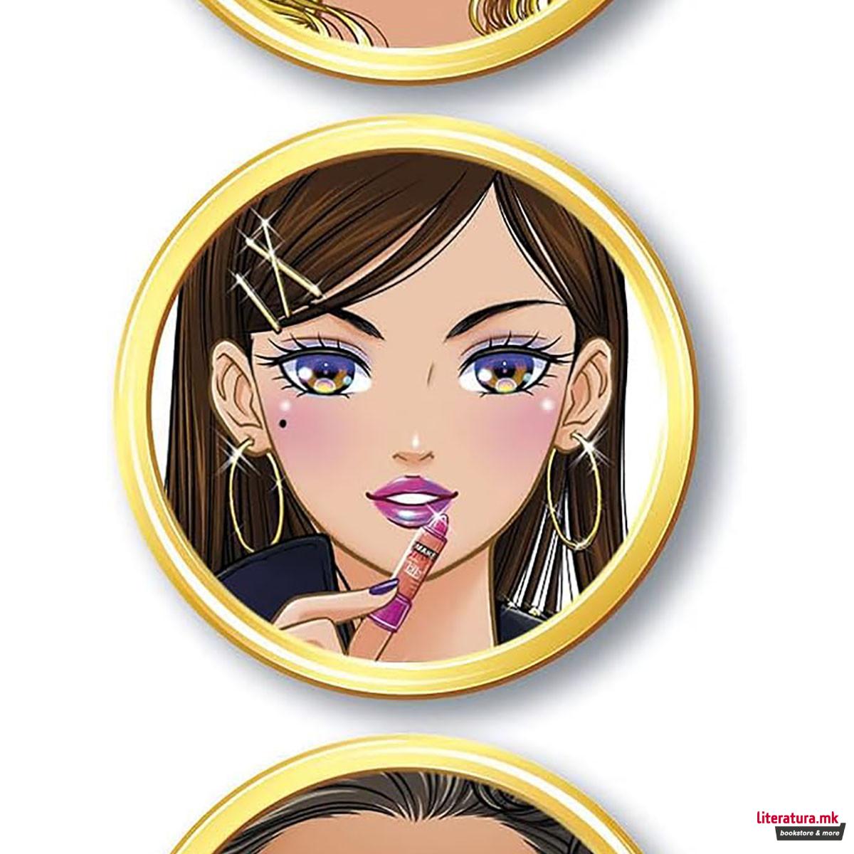 Детски сет за шминка, Crazy Chic Beauty - Make Up Pochette 